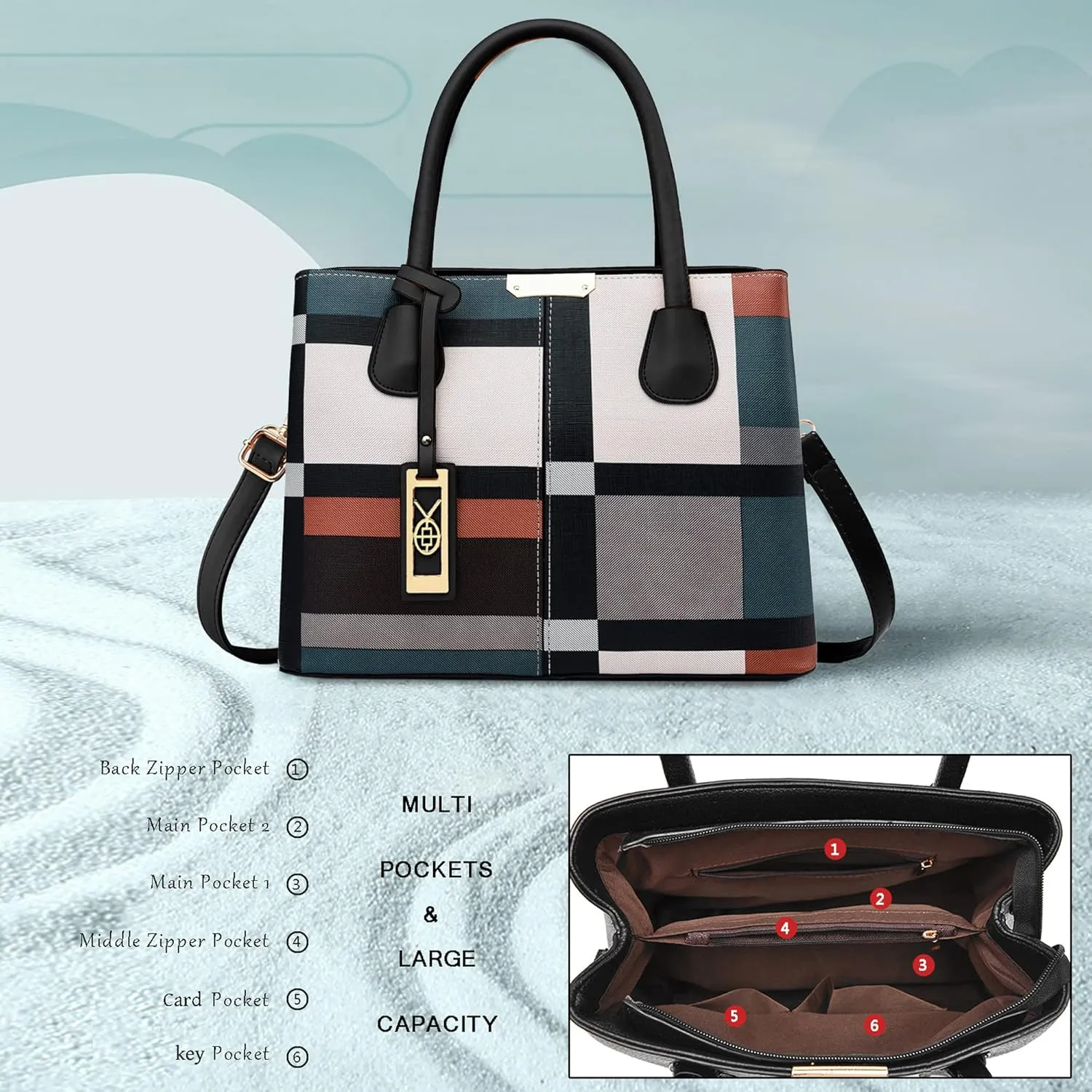Purses and Handbags for Women Shoulder Tote Bags Top Handle Satchel