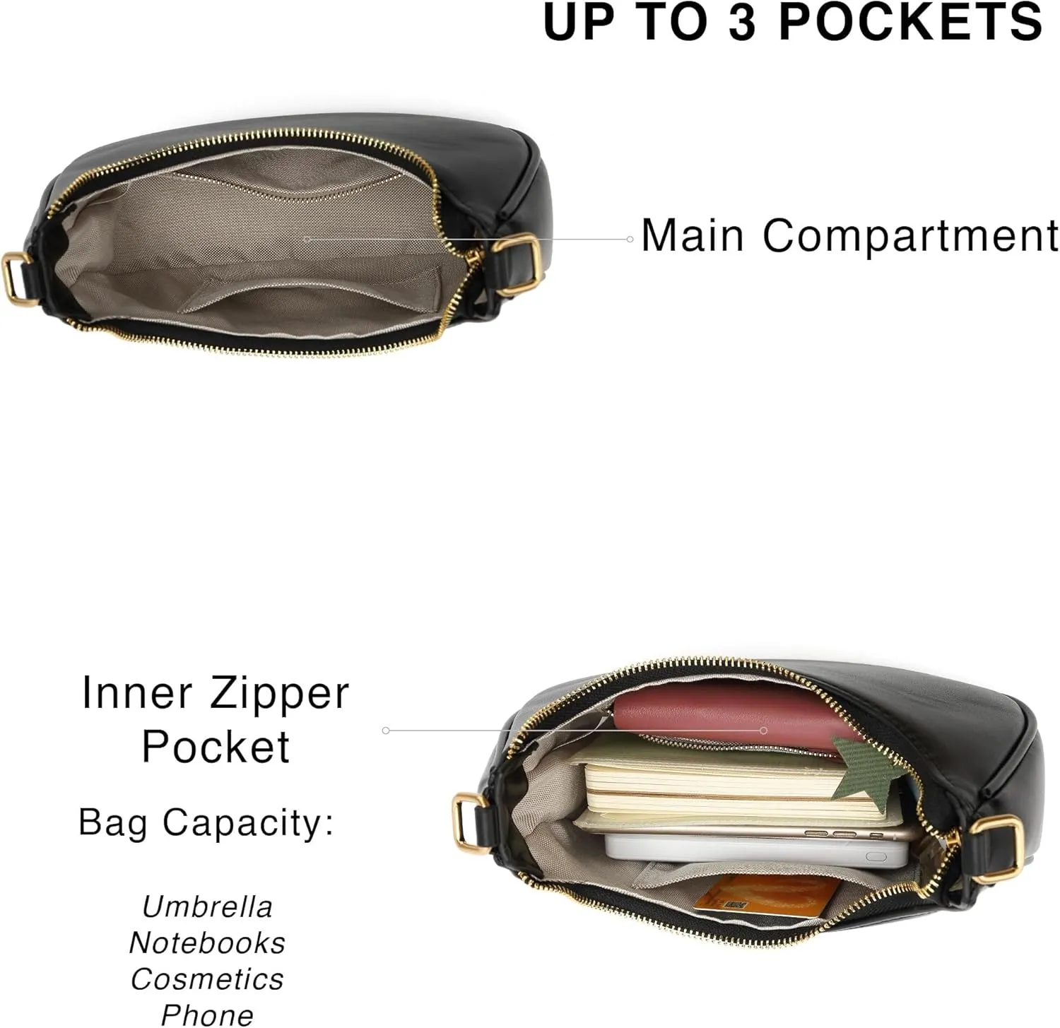 Purses for Women, Crossbody Bags for Women, Lightweight with 2 Straps Shoulder Bag for Casual & Party Well made
