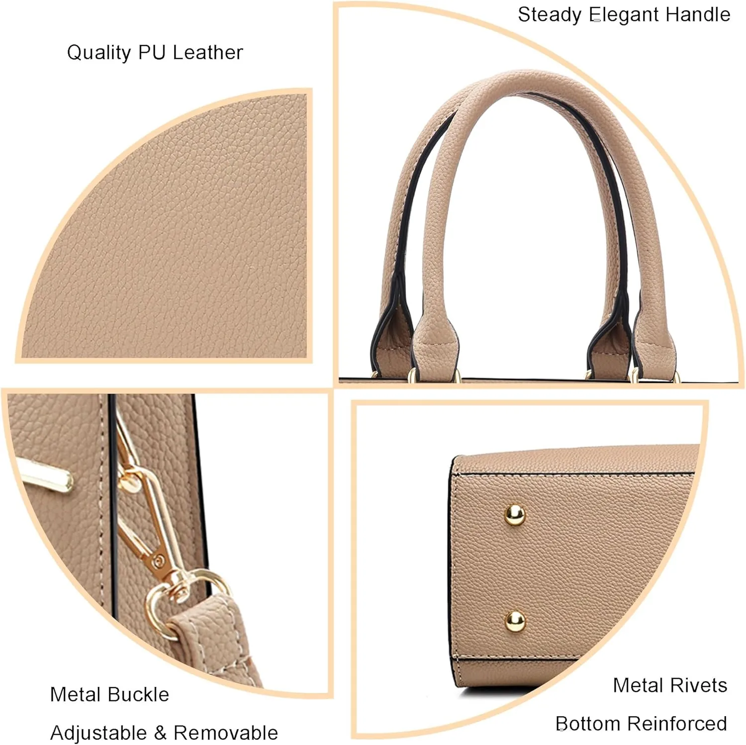 Purses for Women Crossbody Bags for Womens Shoulder Handbags PU Leather Tote Bag Top Handle Purse