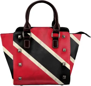 Purses for Women Faux Leather Handbags Bags Studded Tote Purse Shoulder Bag