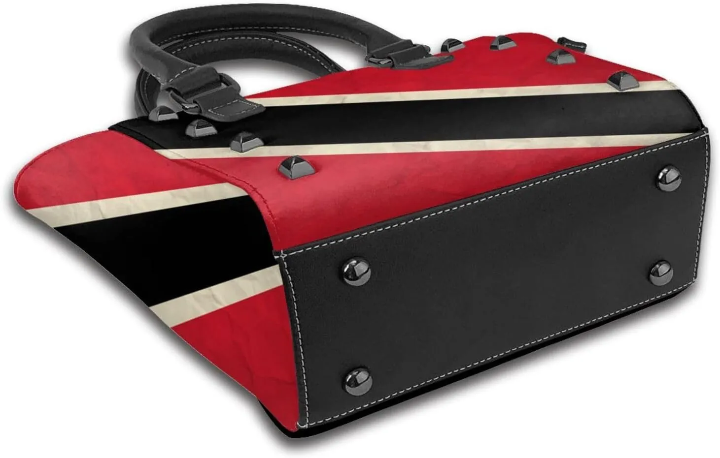 Purses for Women Faux Leather Handbags Bags Studded Tote Purse Shoulder Bag