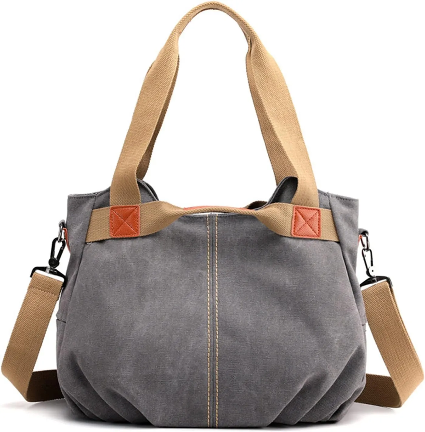 Quilted Crossbody Purses for Women Retro Studded Crossbody Bags Small Shoulder Purses Trendy Clutch Saddle Bag(Grey)