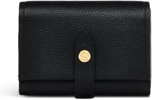 RADLEY London Arlington Court Women's Medium Leather Flapover Wallet (Black)