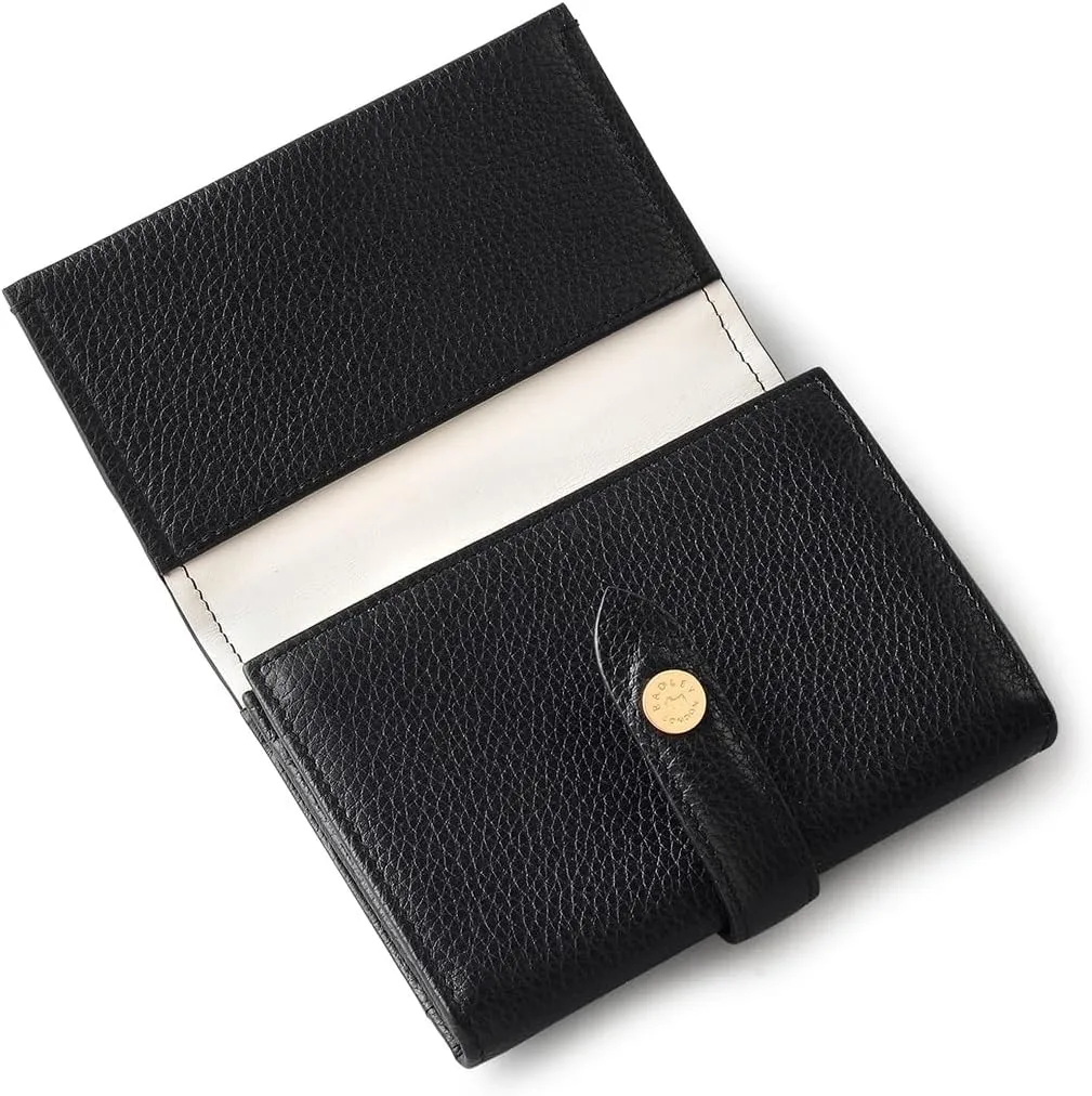 RADLEY London Arlington Court Women's Medium Leather Flapover Wallet (Black)