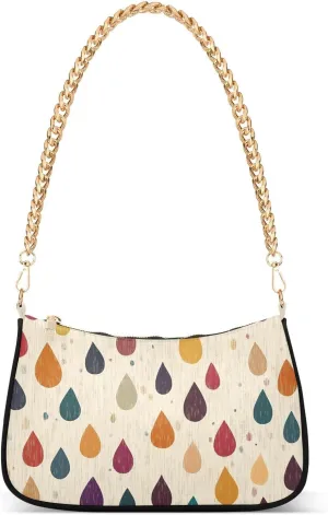Raindrops Retro Boho Minimalist trendy chain purse for women crossbody hand bags for women for for mothers