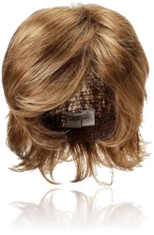 Raquel Welch Trend Setter Mid-Length Shag Wig by Hairuwear, Large Cap Size, R12/26H Honey Pecan