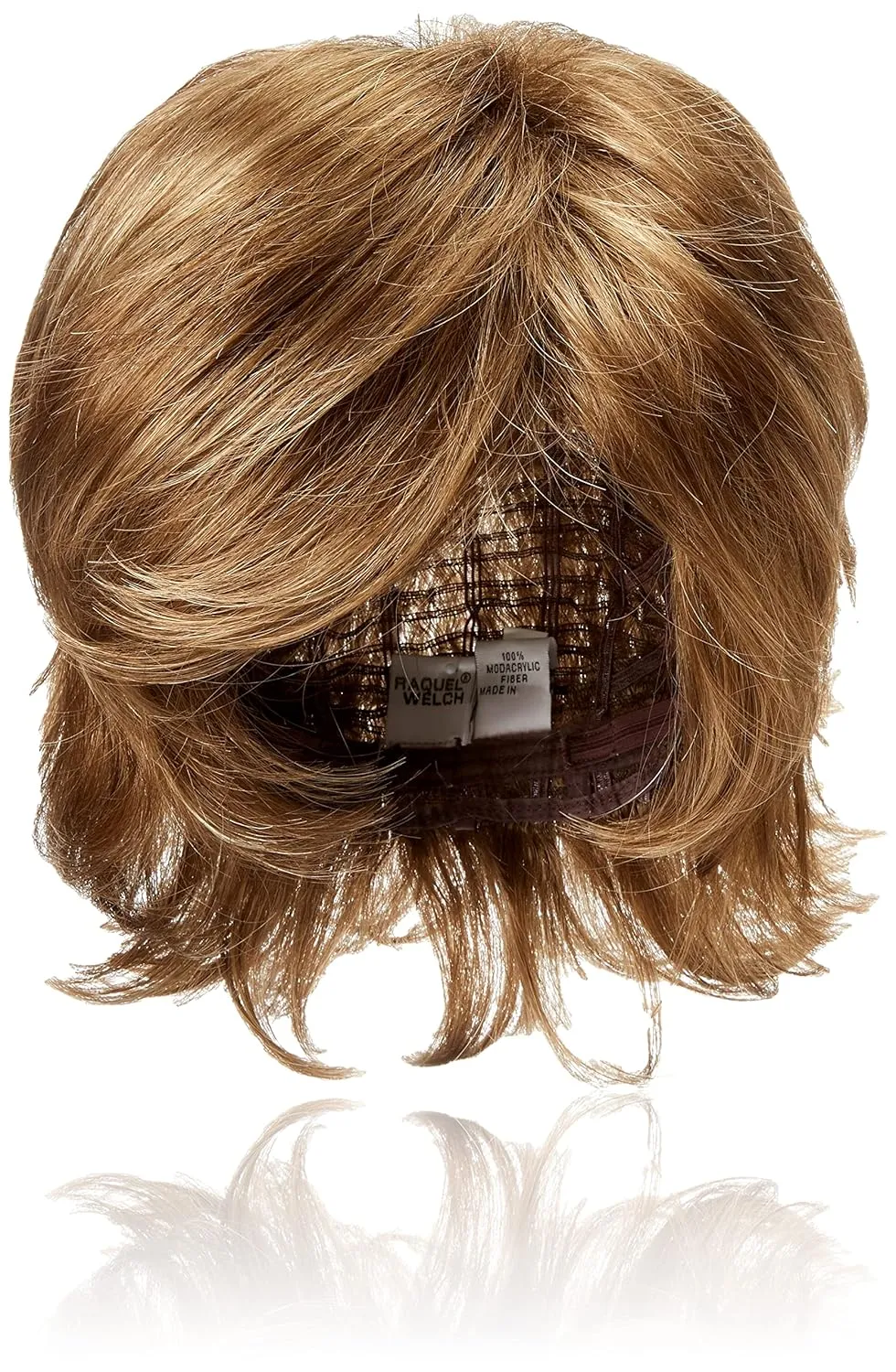 Raquel Welch Trend Setter Mid-Length Shag Wig by Hairuwear, Large Cap Size, R12/26H Honey Pecan