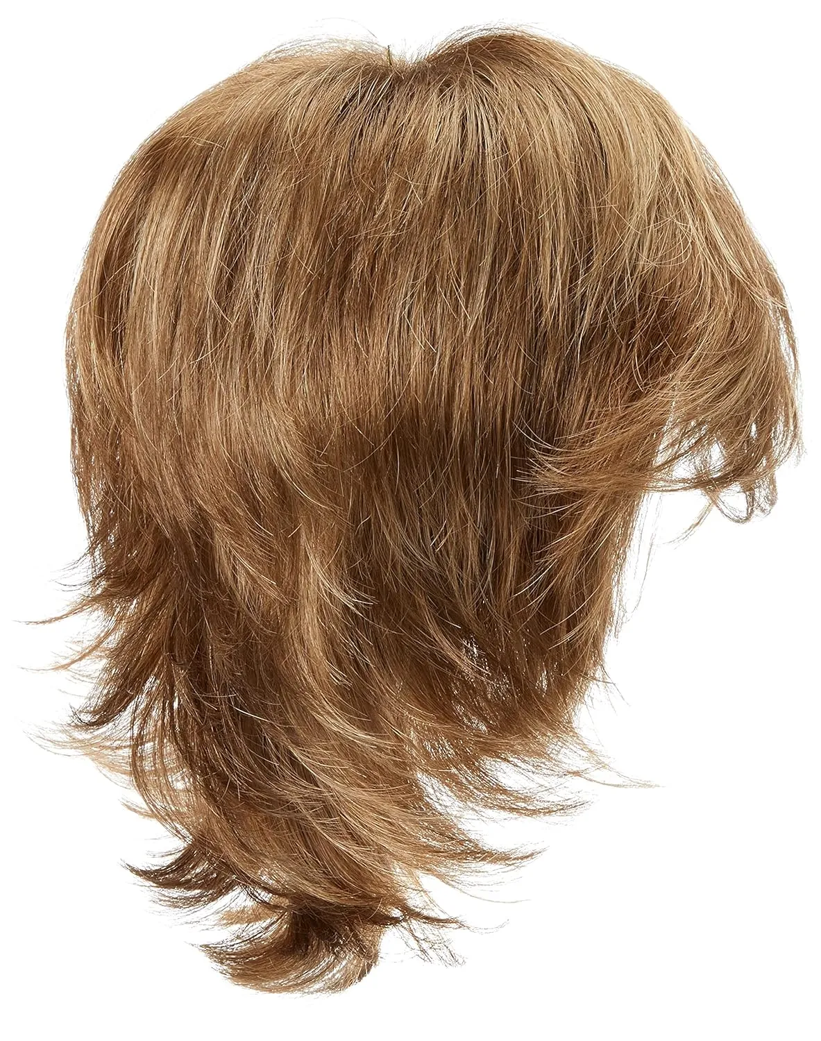 Raquel Welch Trend Setter Mid-Length Shag Wig by Hairuwear, Large Cap Size, R12/26H Honey Pecan