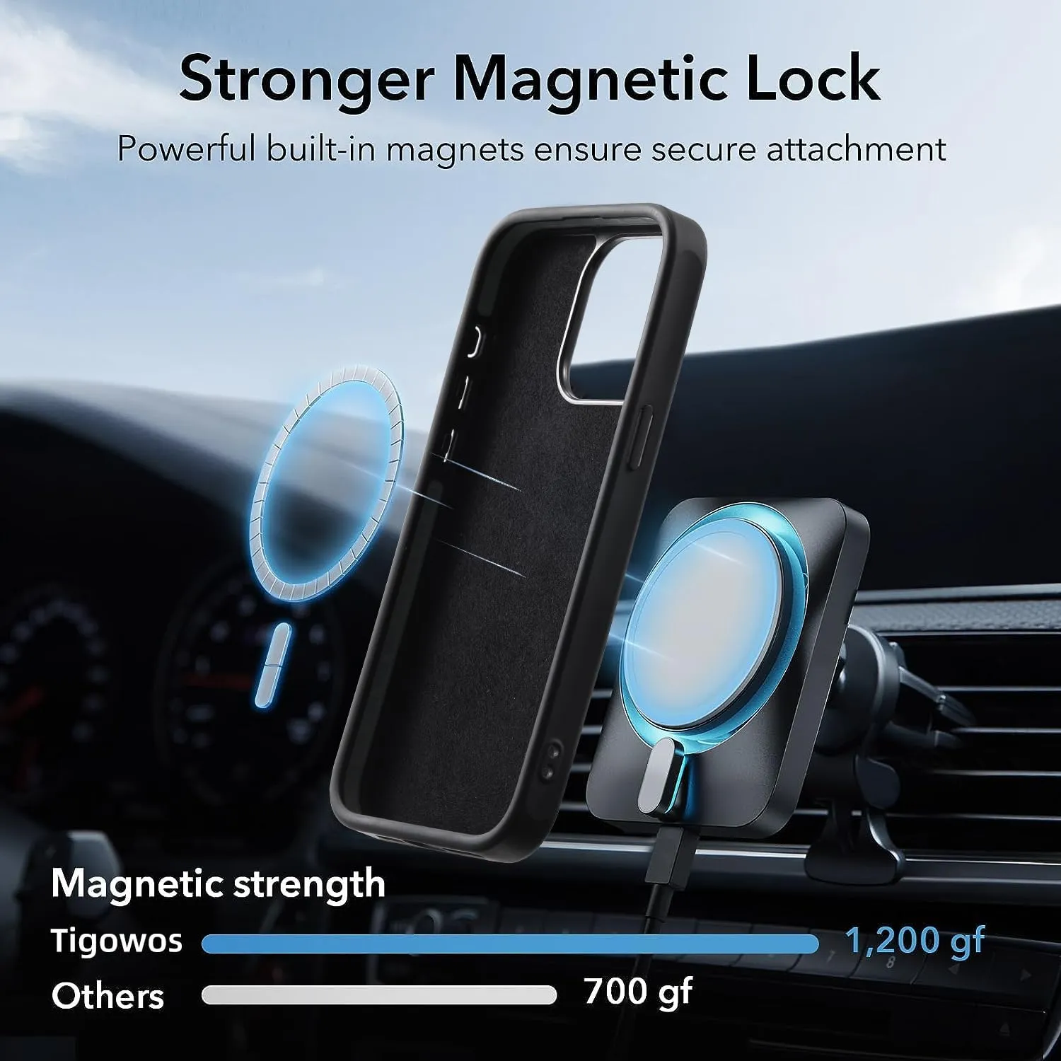 Real Carbon Fiber for iPhone 15 Case, Fits magSafe Sturdy Protective Case for iPhone 15 Carbon Fiber Aramid Fiber with Military-Grade Drop Cover, Supports Wireless Charging, Black