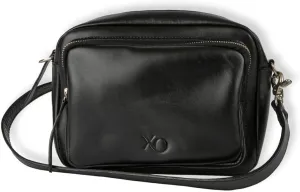 Real Leather Crossbody Bags, Handcrafted by Expert Chilean Artisans with Patagonian Sourced Leather, Medium Purse with Multiple Pockets and Ample Space. Ancud Black