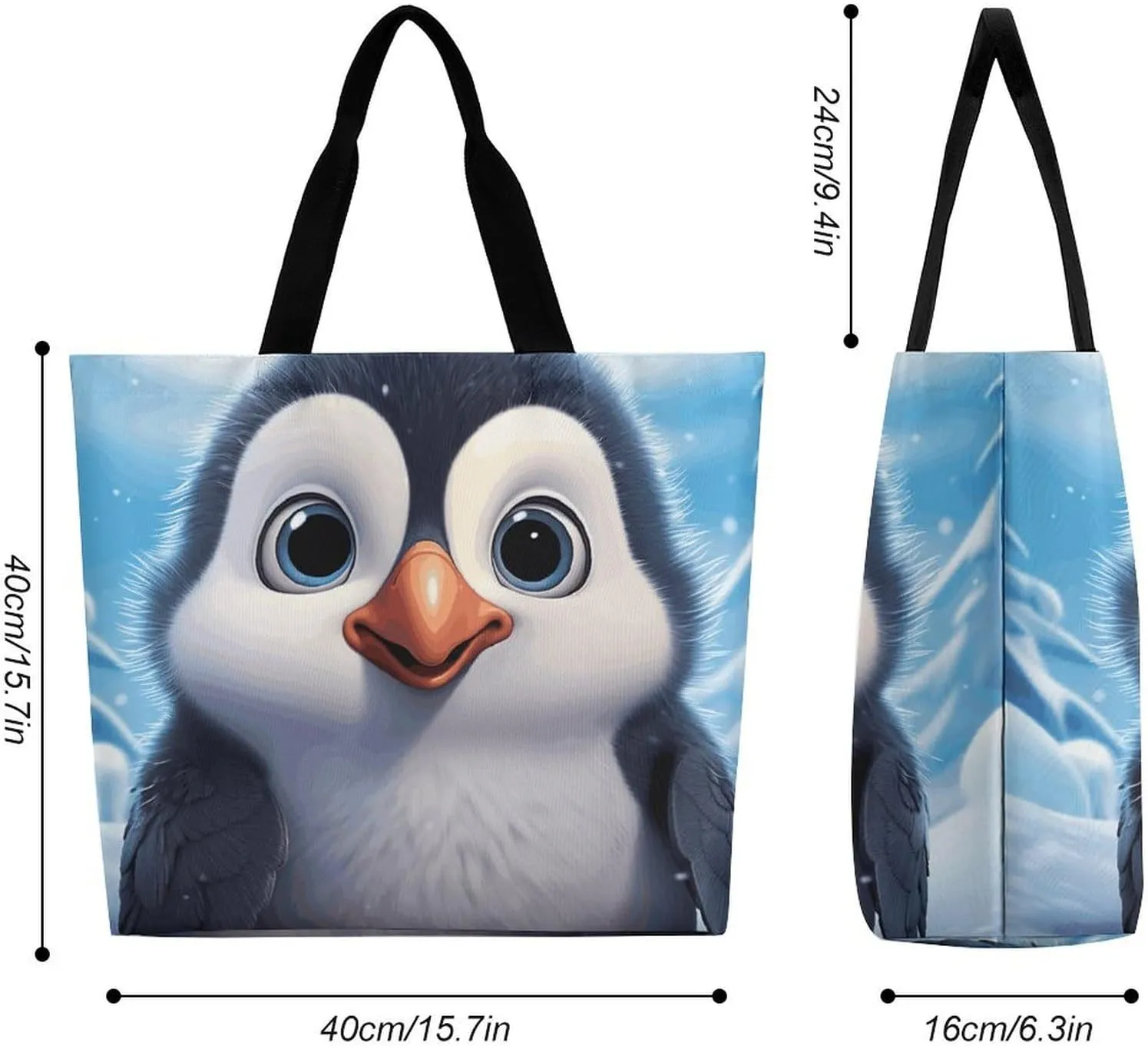 Red Eyed Tree Frog Tote Bags, Reusable Grocery Bags, Large Shopping Bag, Shoulder Bag for Women
