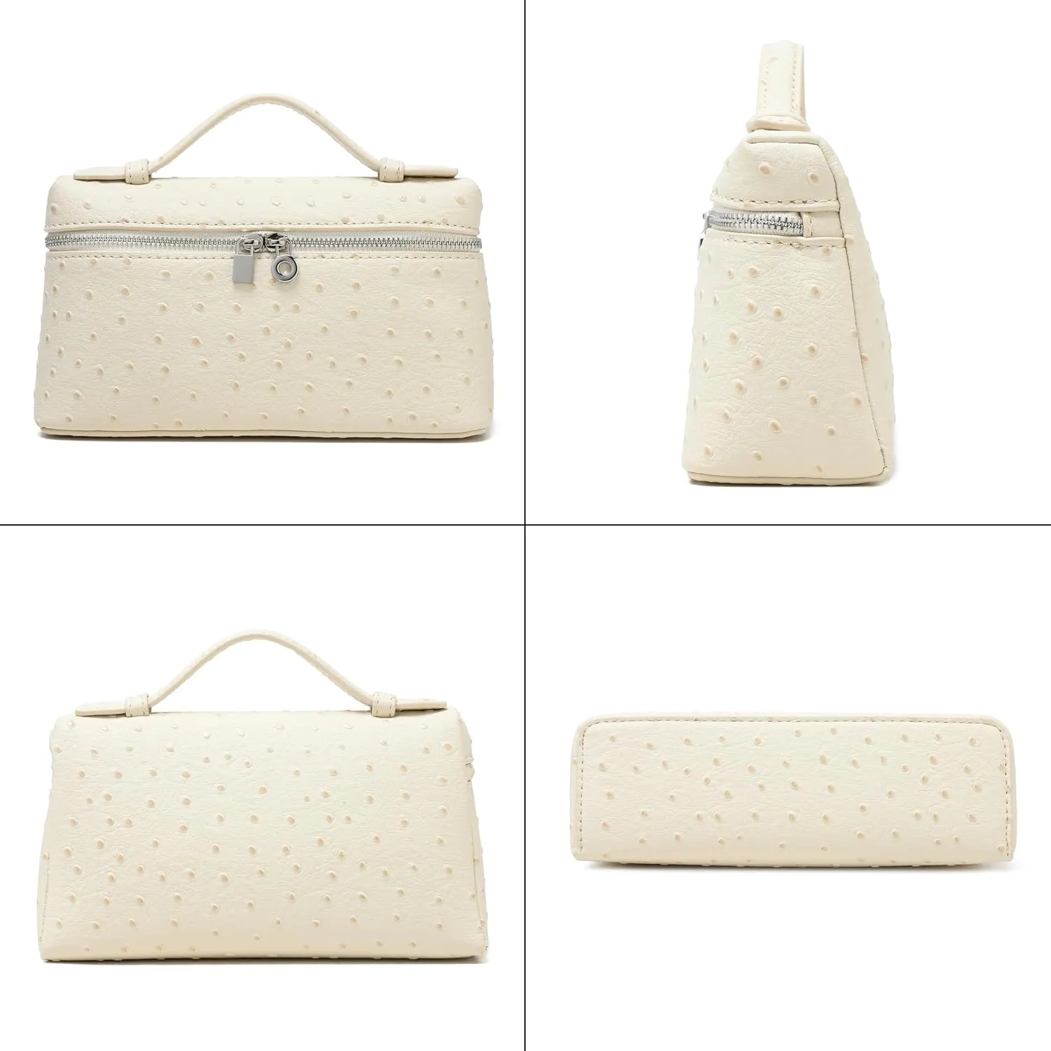 Rejolly Crossbody Bag for Women Small Pouch Top-Handle Leather Bag Designer Shoulder Handbag Quiet Luxury Trendy Purse