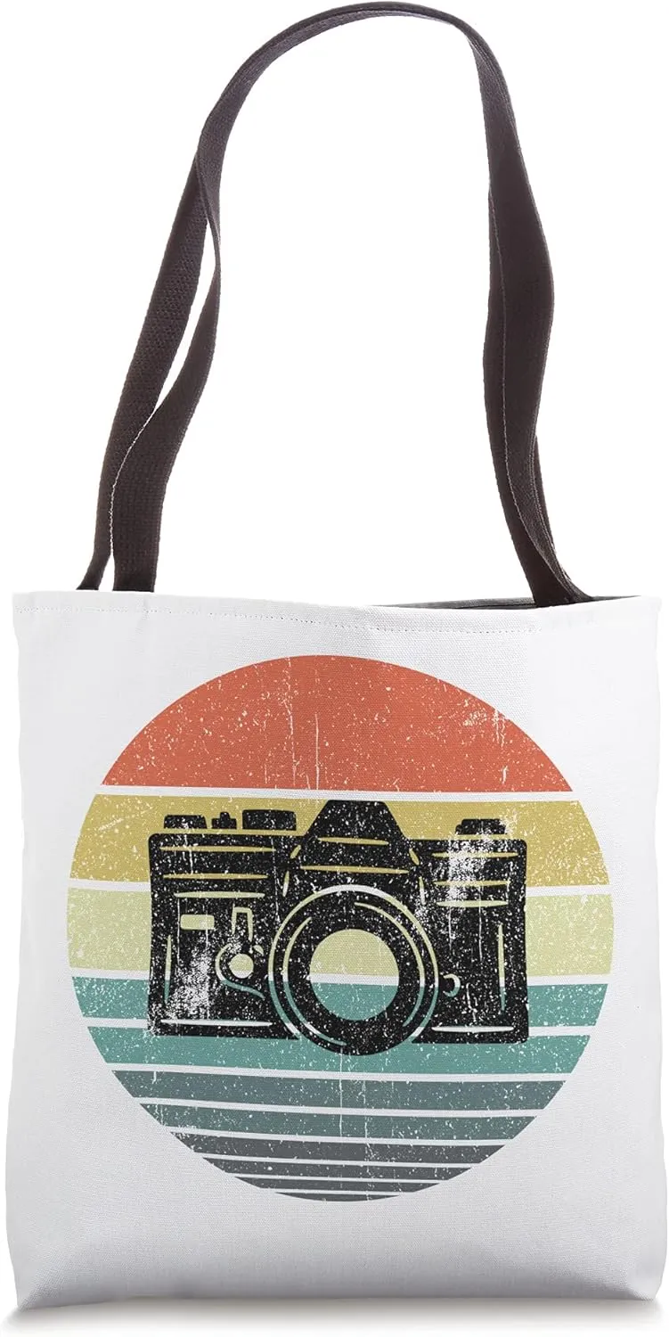 Retro Camera Photography Photographer Photograph Photo Gift Tote Bag