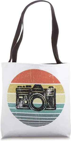 Retro Camera Photography Photographer Photograph Photo Gift Tote Bag