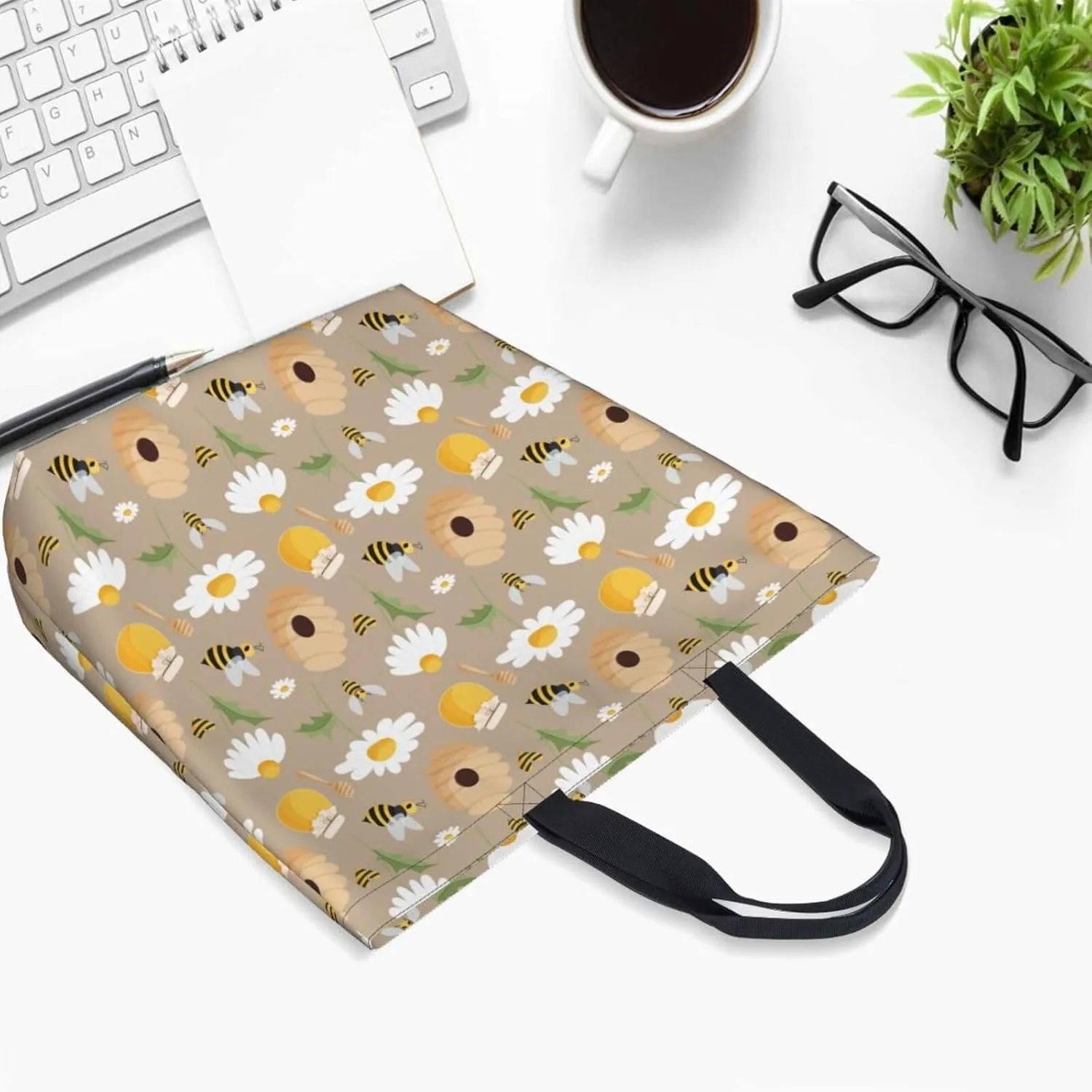 Reusable Grocery bags Big Capacity Shopping Bag Canvas Shoulder Tote Handbag for Women Girls