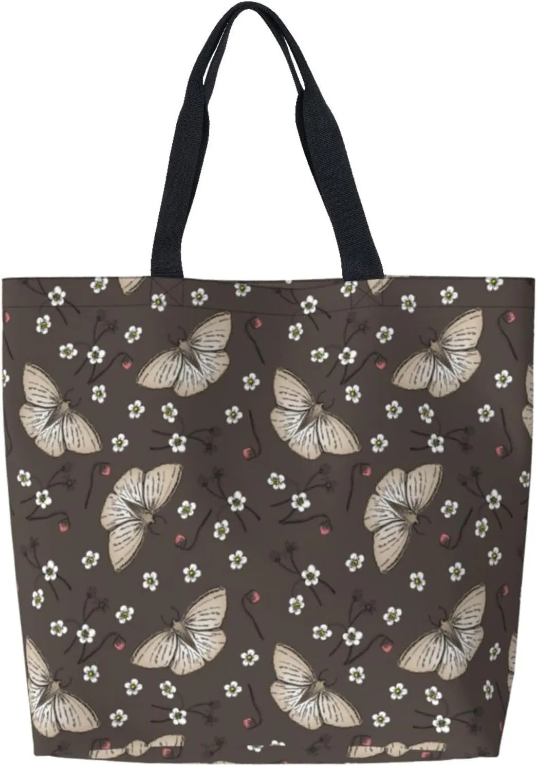 Reusable Grocery bags Big Capacity Shopping Bag Canvas Shoulder Tote Handbag for Women Girls