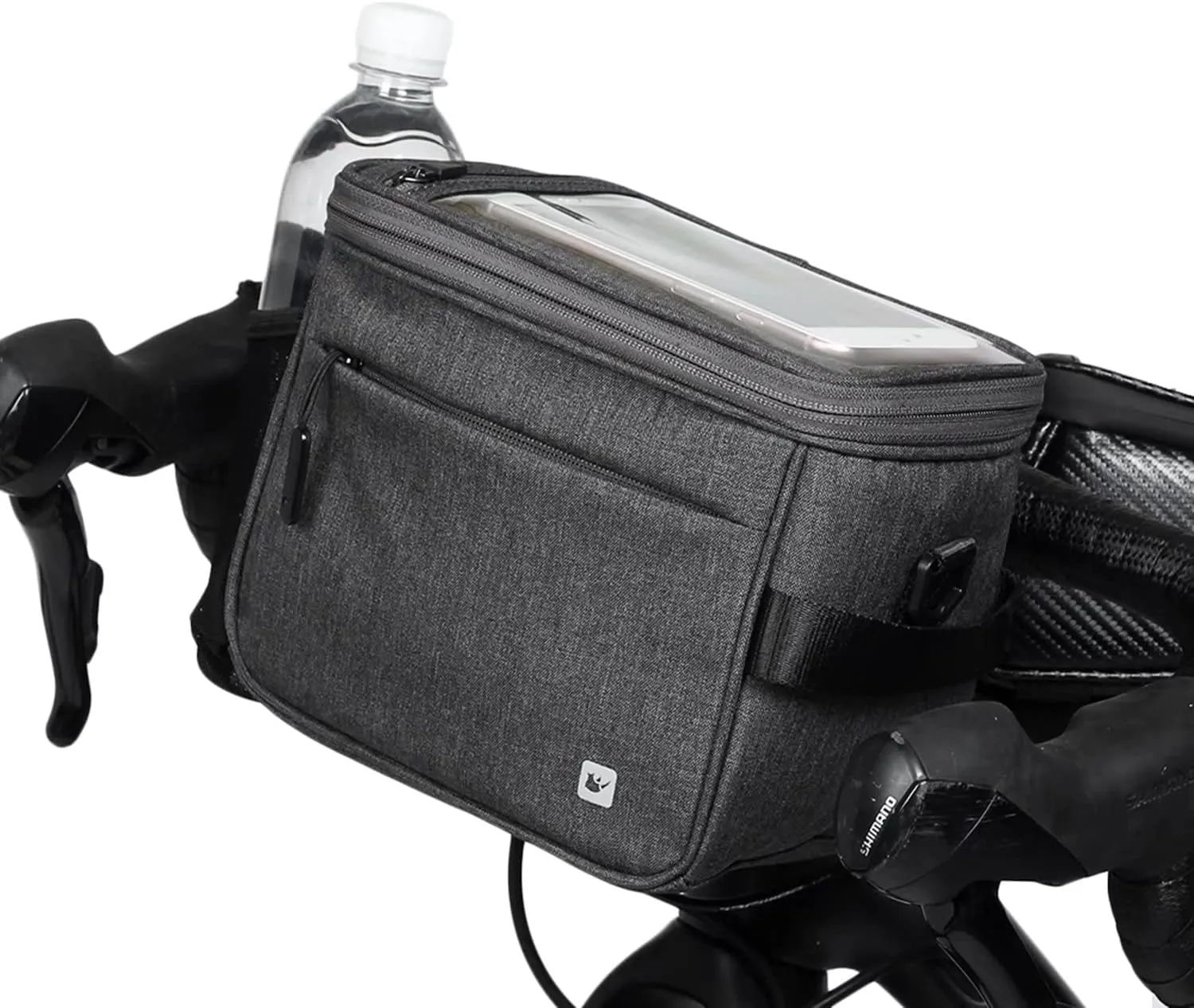 Rhinowalk Bike Handlebar Bag Waterproof Bicycle Front Bag Pack Camera Bag Handbag Phone Bag with Touch Screen Shoulder Strap