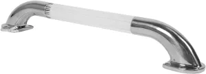 RV Door Assist Handle Humanized Soft Touch Metal Alloy 18 Inch Grab Bar Exterior Vehicle Safety Support Accessory for Truck Trailer Yacht Boat