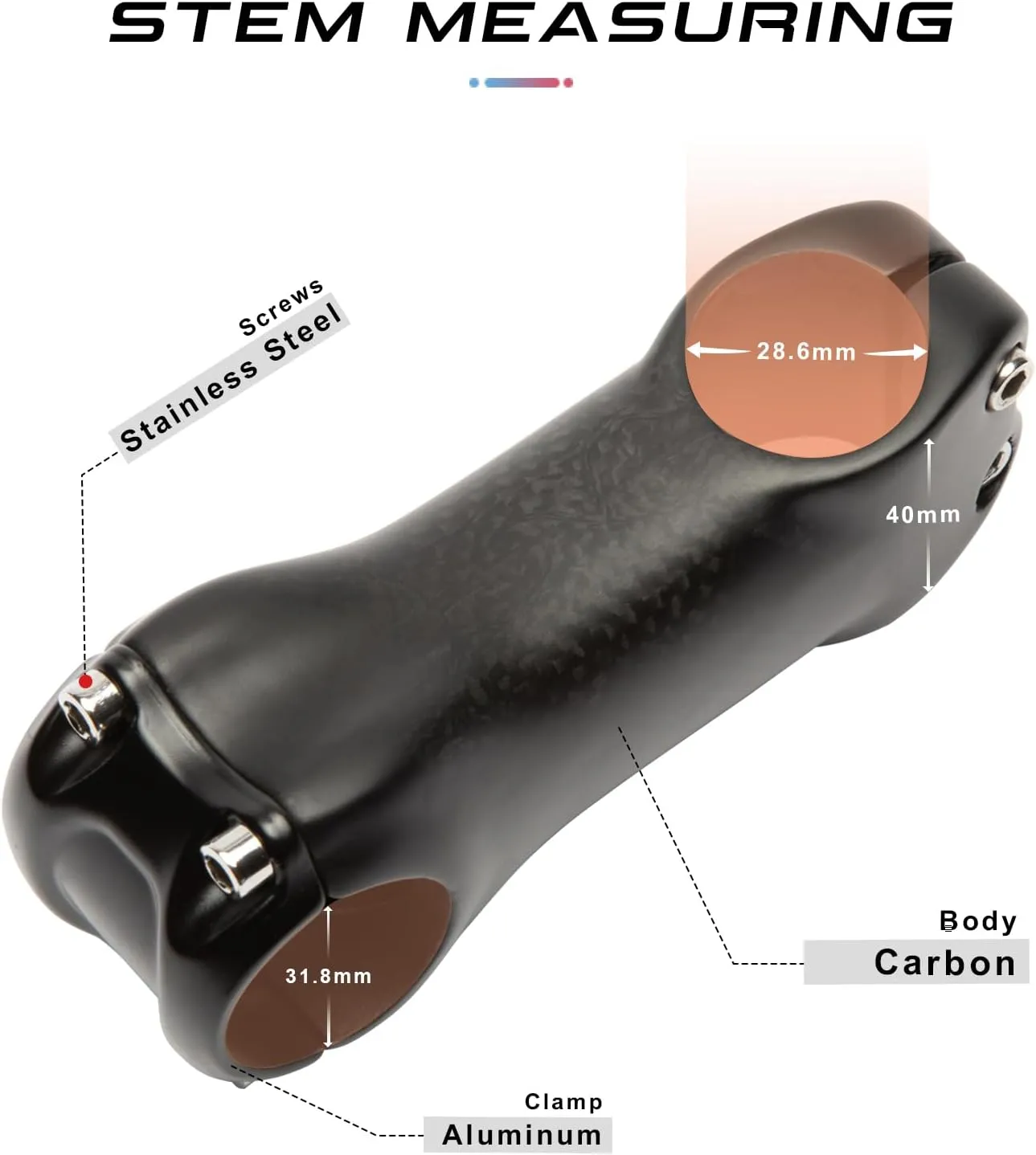RXL SL MTB Carbon Stem MTB Stem Carbon Fiber Stem Road Bike Stem 70 31.8mm Racing Bike Handlebar Stem 6 Degree 70mm Mountain Bike Stem