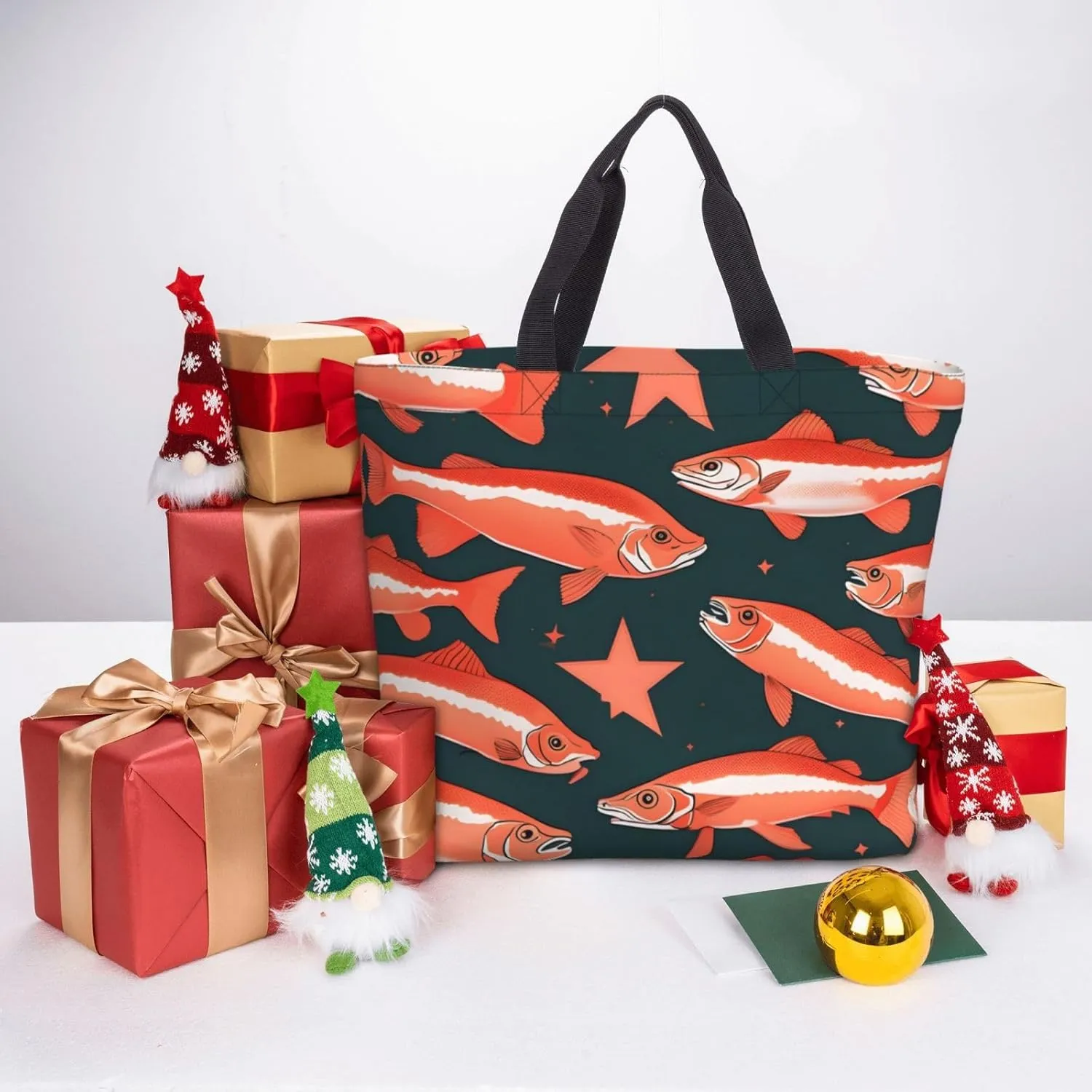 Salmon 15.7 Inch One-Shoulder Bags For Women With Inner Pockets For Travel, Work And Daily