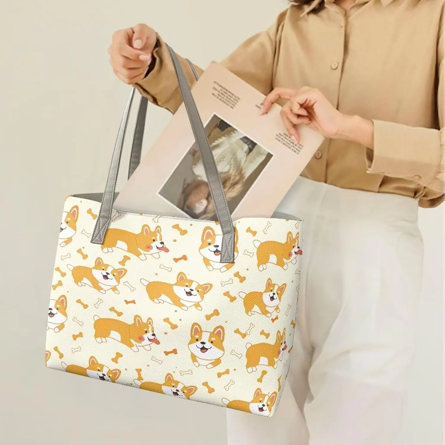 Satchel Handbags for Women Oversized Design Ladies Top Handle Purse Suitable for Adult Women and Girls