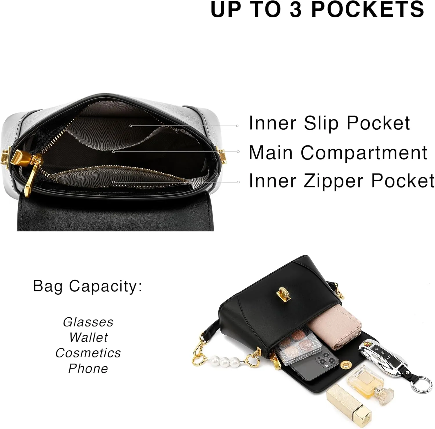 Scarleton Crossbody Bags for Women, Purses for Women, Lightweight Shoulder Bag, Casual Crossbody Bag, H2078