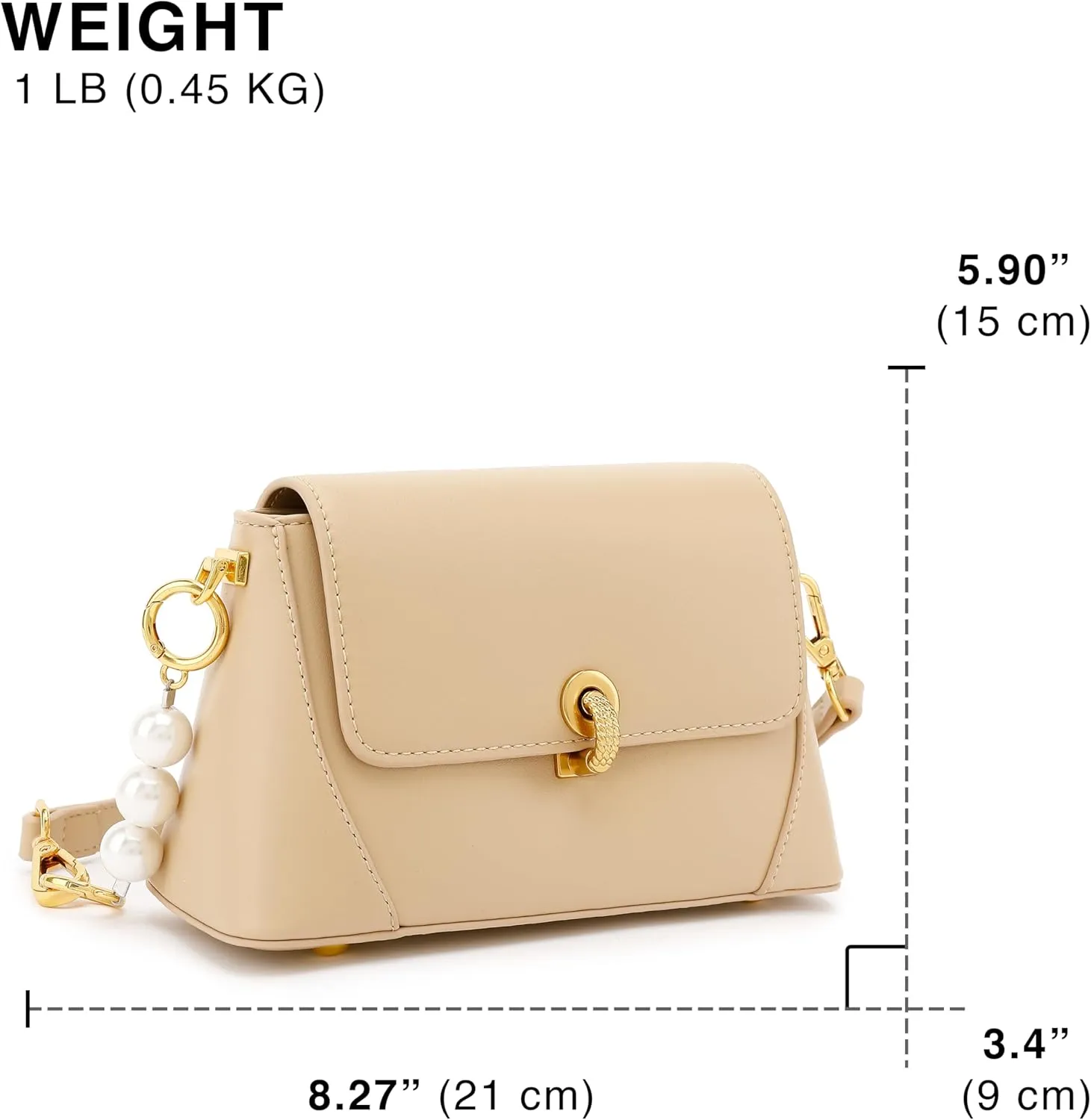Scarleton Crossbody Bags for Women, Purses for Women, Lightweight Shoulder Bag, Casual Crossbody Bag, H2078