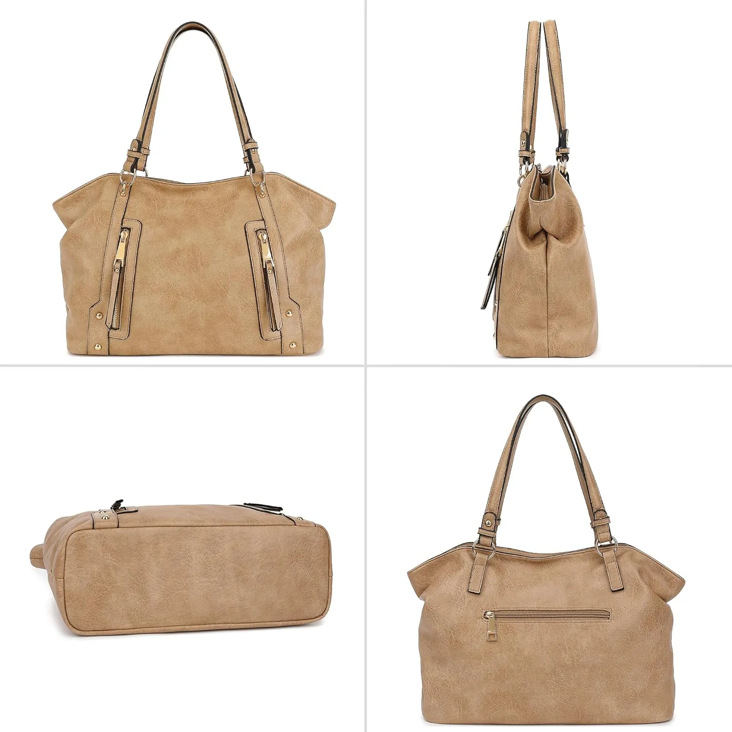 Scarleton Purses for Women Large Hobo Bags Satchel Handbags for Women Top Handle Shoulder Bag Tote Vegan Leather, H1485