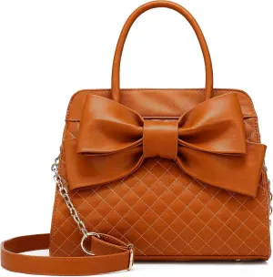 Scarleton Quilted Crossbody Bags for Women Vegan Leather Purses Small Shoulder Handbags with Chain Strap, H1048
