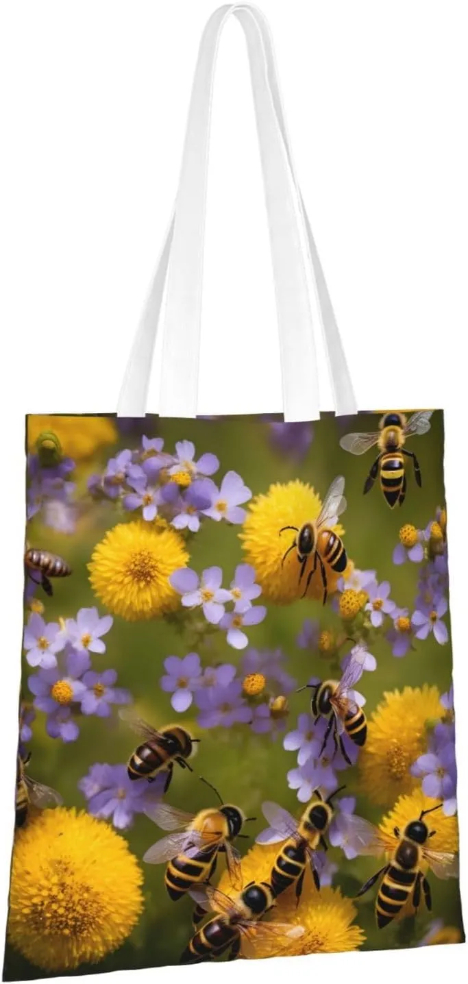 Scottish Retro Pattern Canvas Tote Bag For Women, Cute Reusable Cloth Cotton Bags For School Shopping Beach Grocery