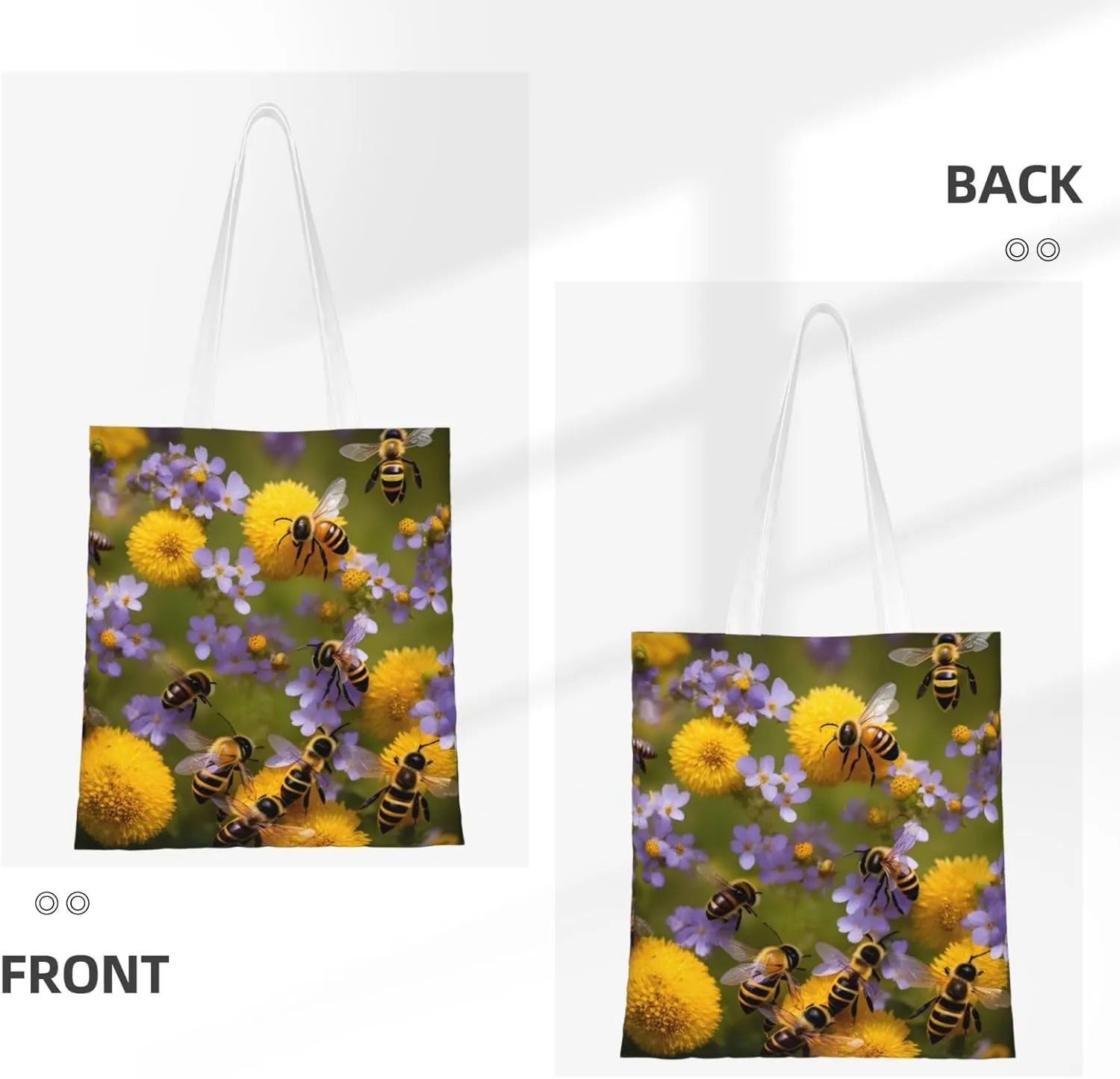 Scottish Retro Pattern Canvas Tote Bag For Women, Cute Reusable Cloth Cotton Bags For School Shopping Beach Grocery