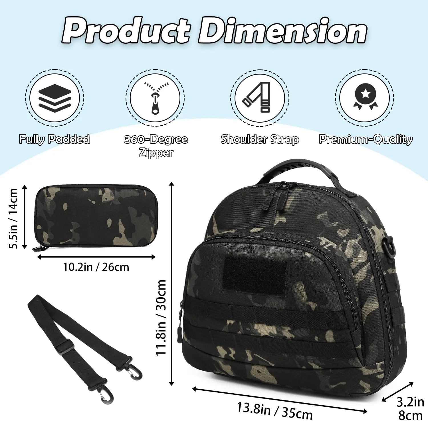 Scuba Regulator Bag - Tactical Style Diving Regulator Protective Bags Protecting and Storage Diving Gear with Adjustable Shoulder Strap