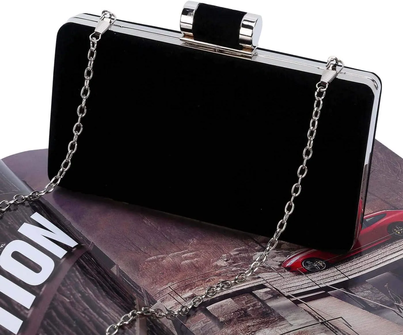 Selighting Elegant Velvet Clutch Evening Bags for Women Formal Wedding Party Clutch Purse Prom Cocktail Handbags