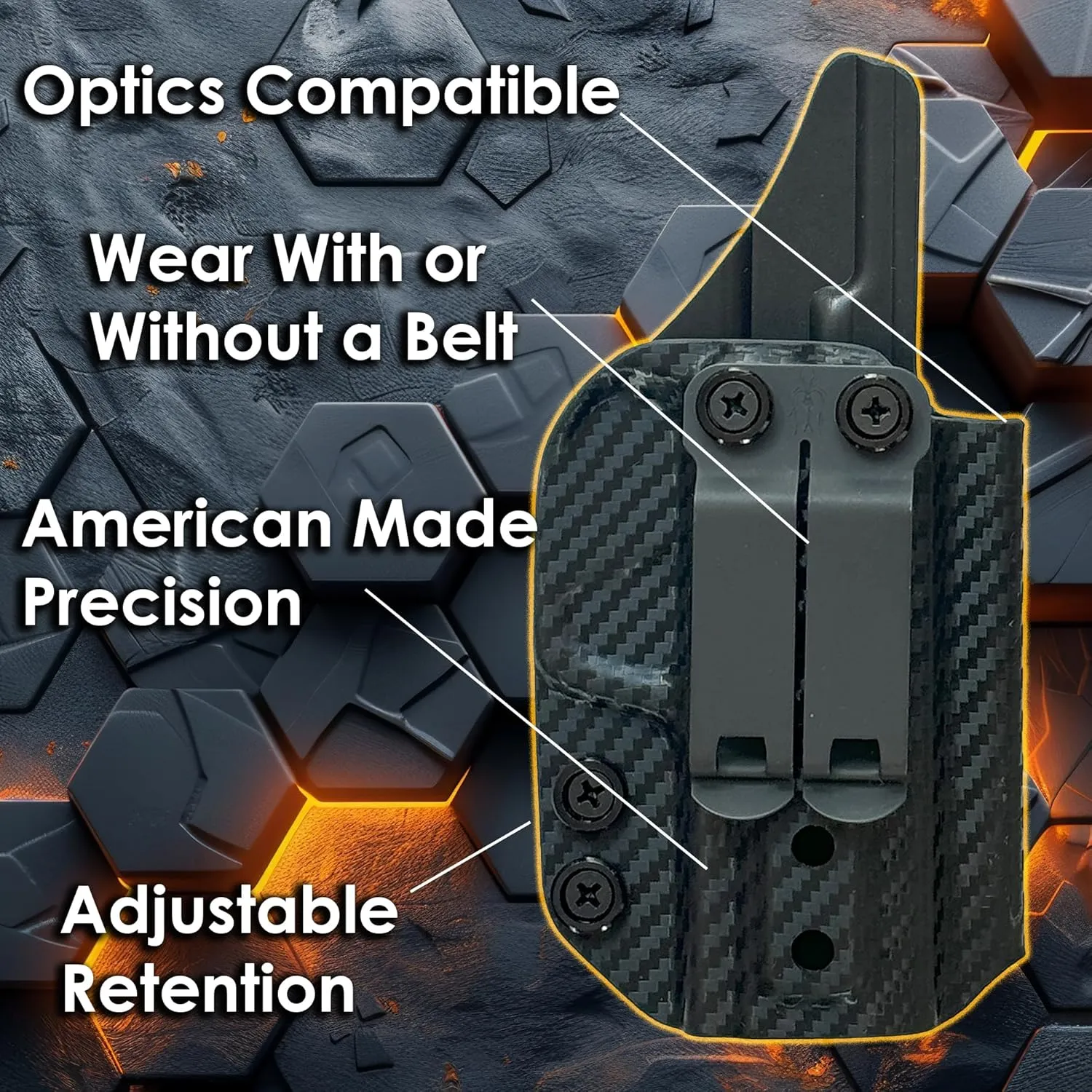 Shadow Systems CR920 Holster :: Made in USA :: IWB Holster for Shadow Systems CR920 :: Veteran Owned Company :: Veteran Owned Company :: Over 60 Color Options