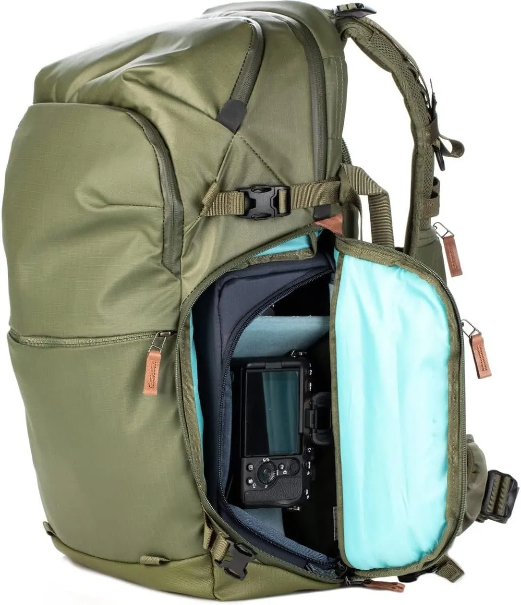 Shimoda Explore V2 35 Travel-Friendly Starter Kit with Medium DSLR Core Unit, Meets U.S. and International Carry-On Regulations (Army Green)