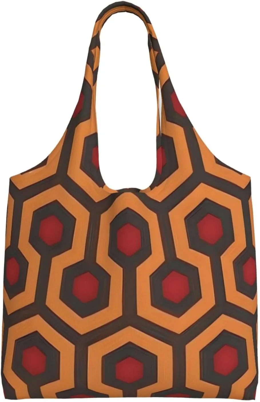 Shining Overlook Printed Canvas Bag, Large Capacity, Can Be Carried By Hand Or Across The Body, Suitable For Daily Shopping