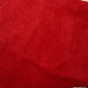 Shiny Soft Velvet Fabric, 72 Inch. in Width, Ideal Material for Upholstery Coaches and Chairs, Drapery, Pillows, Slipcovers, Tablecloths, Sewing, DIY, Arts & Crafts Fire Red Cut by The Yard