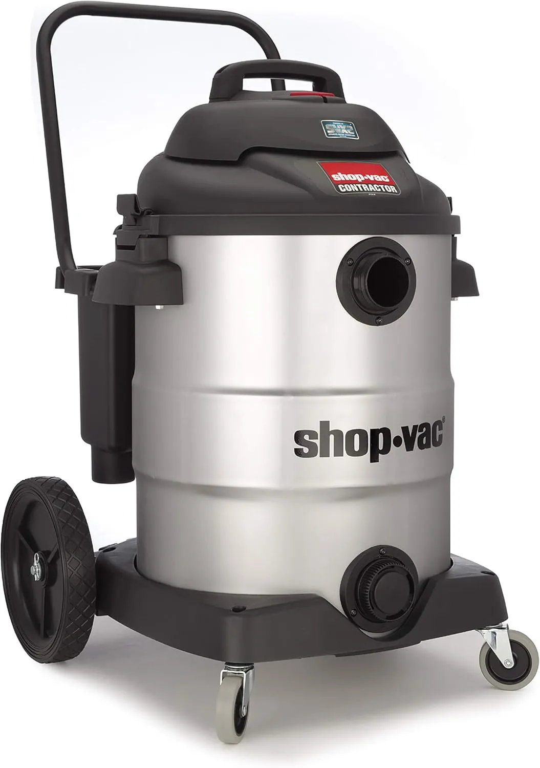 Shop-Vac 9627810 16 Gallon 6.5 Peak HP Contractor Wet Dry Vacuum, Stainless Steel