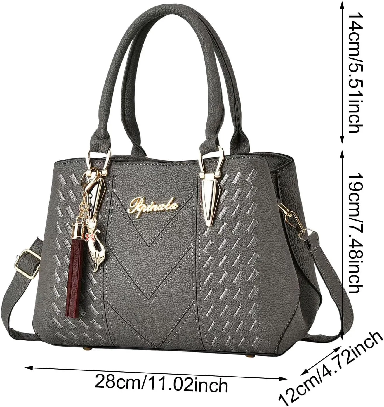 Shoulder Bag for Women PU Leather Women's Bag Korean Version Of The Fashion Single Shoulder Handbag Body For Ladies