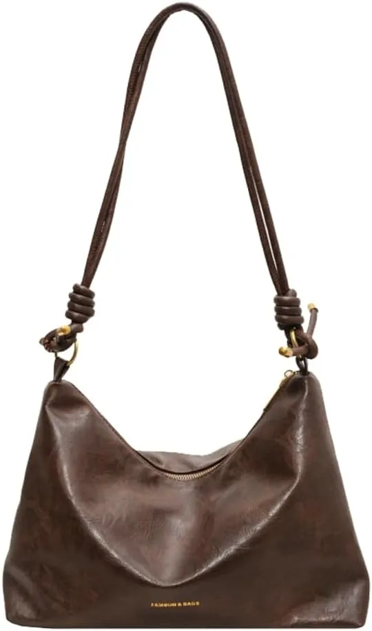 Shoulder Bags for Women Versatile Leather Purse Stylish Handbags Hobo Bag Satchel 2024