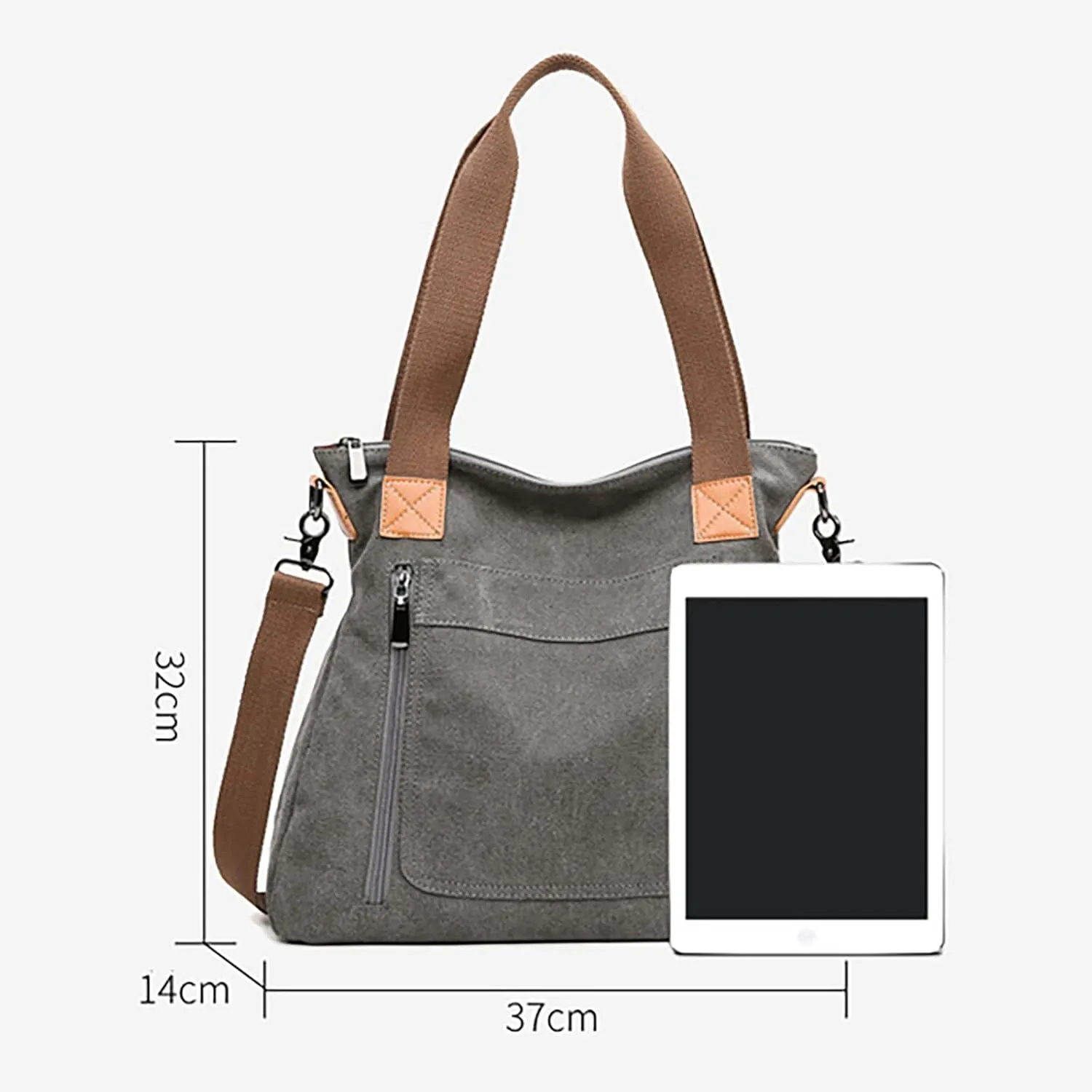 Shoulder Bags for Women Women's Korean Casual Fashion One Shoulder Crossbody Large Capacity Portable Cloth Bag