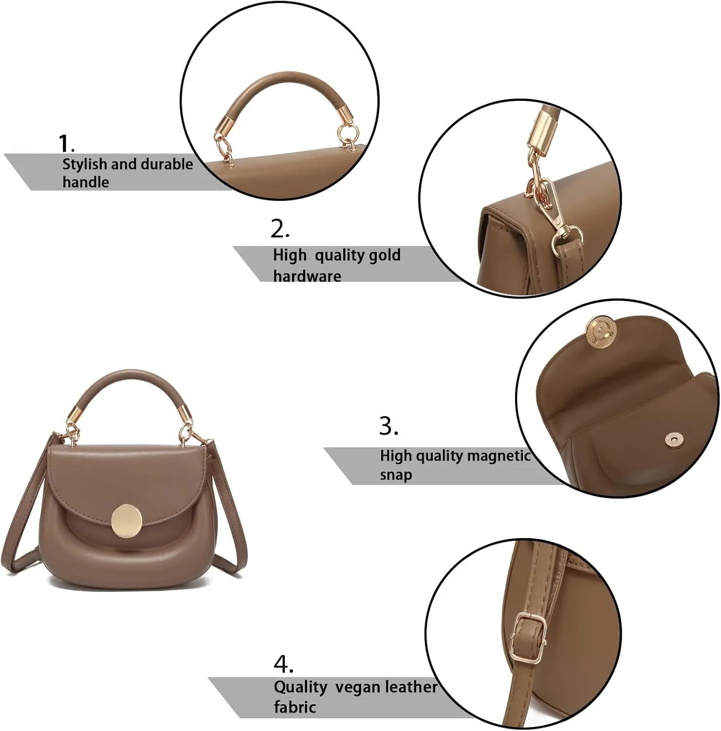 SHUIANGRAN Fashion Cross-body bags for women Womens Purses Minimalist Purses Ladies BagSingle-shoulder Crossbody Handbag