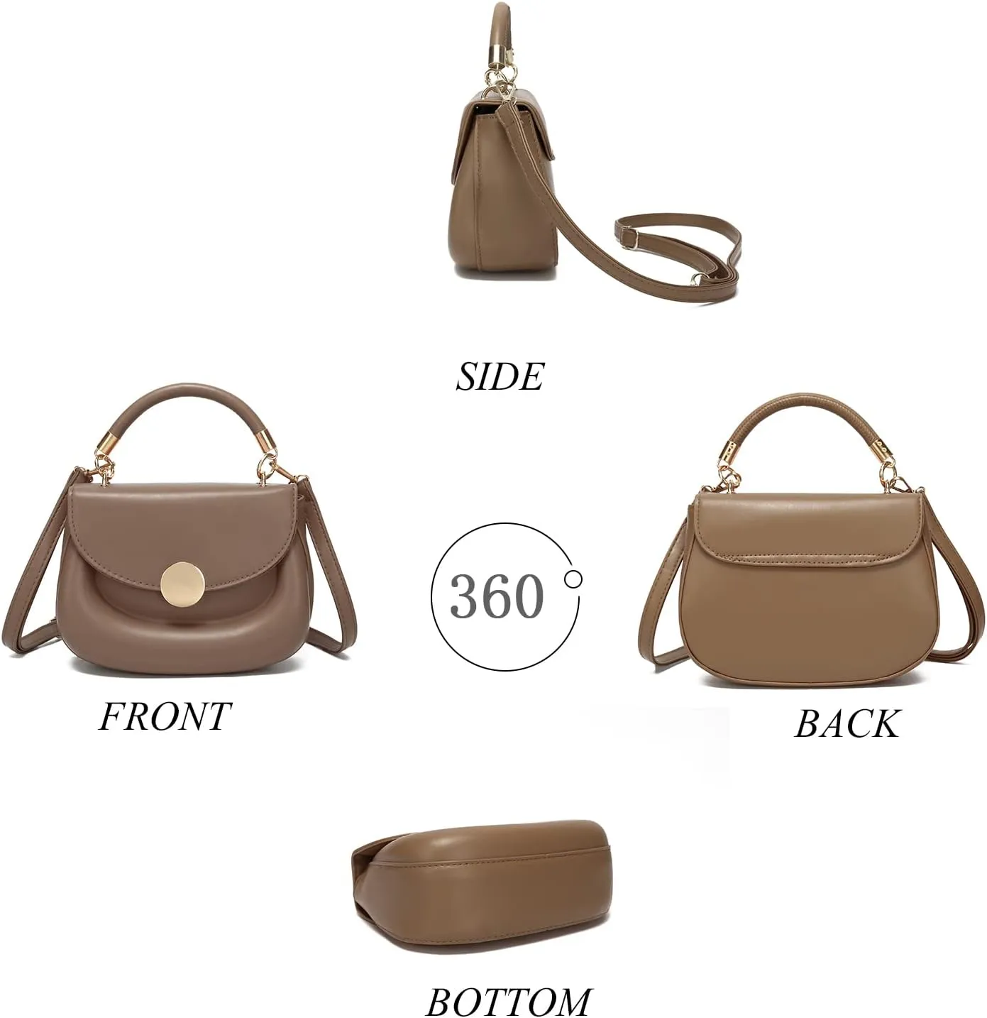 SHUIANGRAN Fashion Cross-body bags for women Womens Purses Minimalist Purses Ladies BagSingle-shoulder Crossbody Handbag