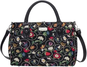 Signare Tapestry Duffle Bag Overnight Bags Weekend Bag for Women with Jacobean Dream Design (TRAV-JACOB)