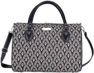 Signare Tapestry Duffle Bag Overnight Bags Weekend Bag for Women with Luxor Art Deco Style (TRAV-LUXOR)