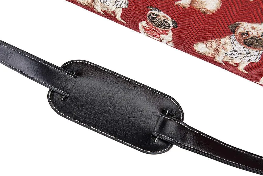 Signare Tapestry Duffle Bag Overnight Bags Weekend Bag for Women with Pug Dog Design (TRAV-PUG)