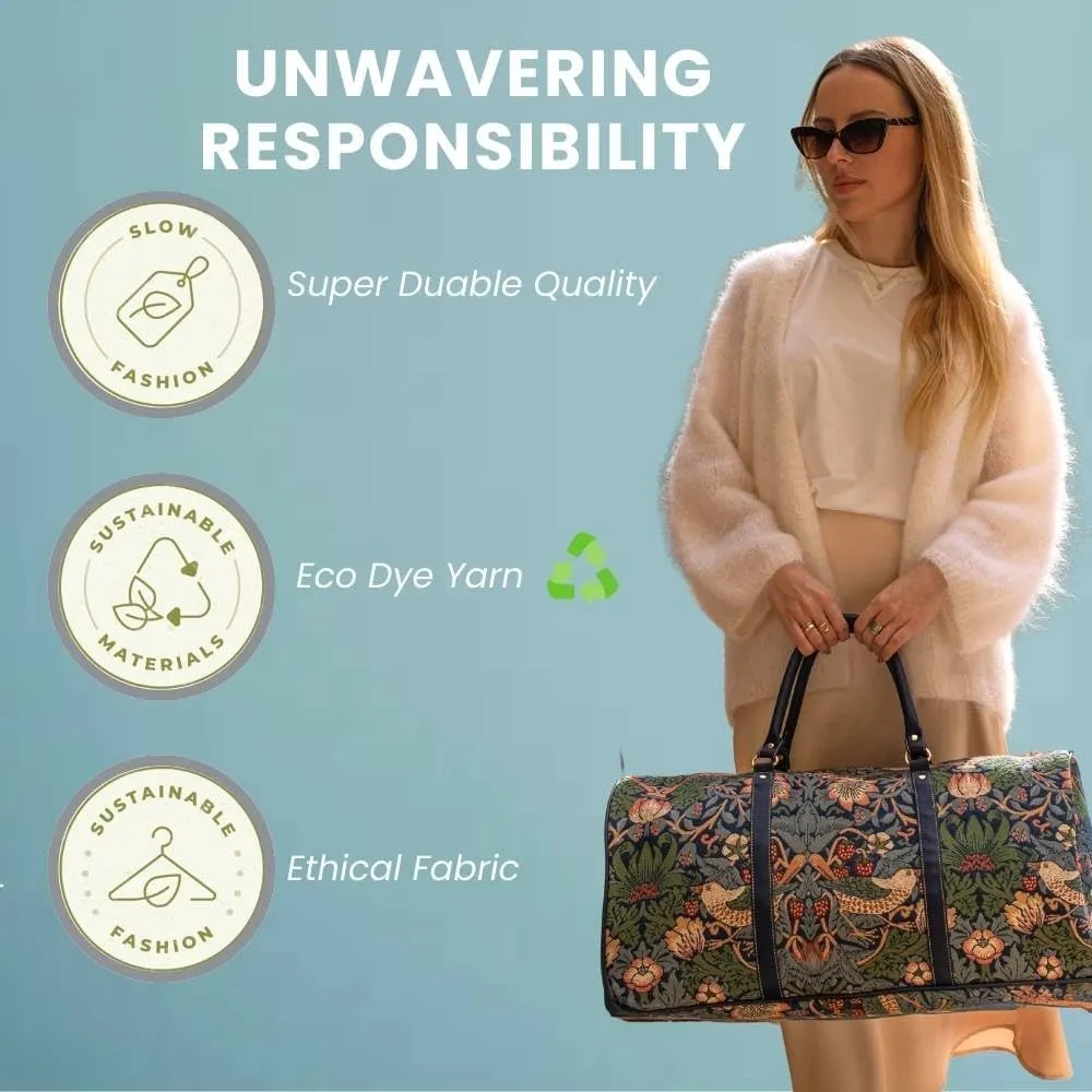 Signare Tapestry Large Duffel Bag, Ladies Overnight Weekender, Carryon Gym Sports Duffle, Travel Bags for Teens, Girls & Women