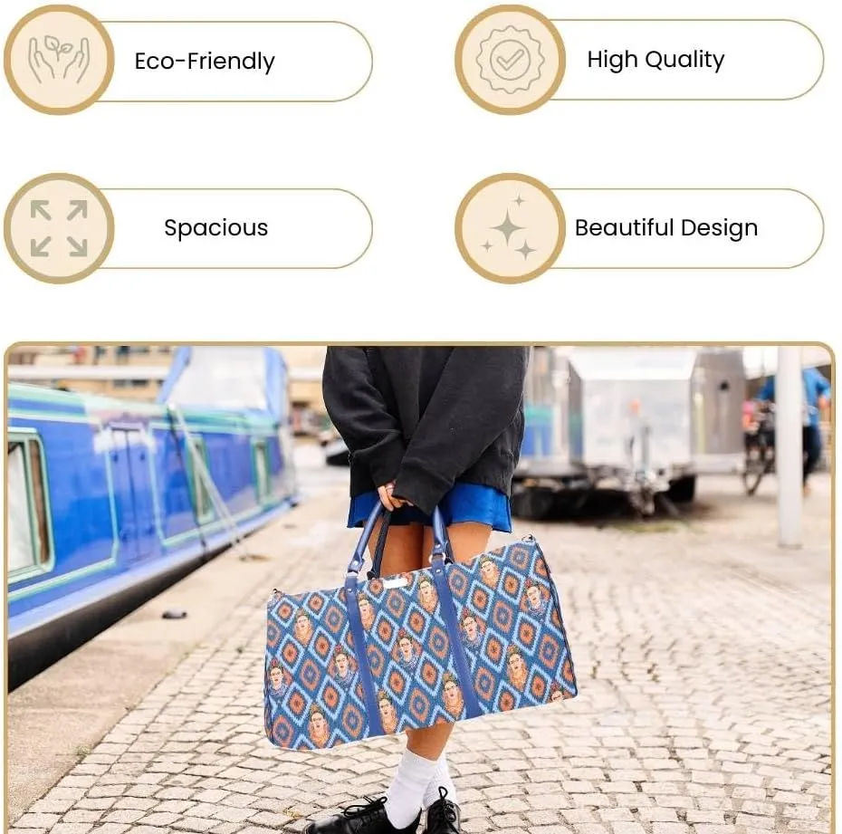 Signare Tapestry Large Duffel Bag, Ladies Overnight Weekender, Carryon Gym Sports Duffle, Travel Bags for Teens, Girls & Women