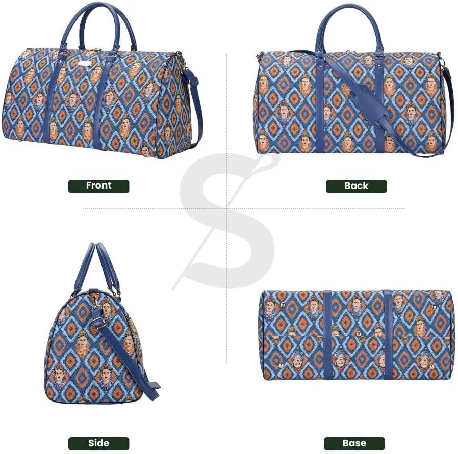 Signare Tapestry Large Duffel Bag, Ladies Overnight Weekender, Carryon Gym Sports Duffle, Travel Bags for Teens, Girls & Women