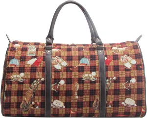 Signare Tapestry Large Duffel Bag, Ladies Overnight Weekender, Carryon Gym Sports Duffle, Travel Bags for Teens, Girls & Women